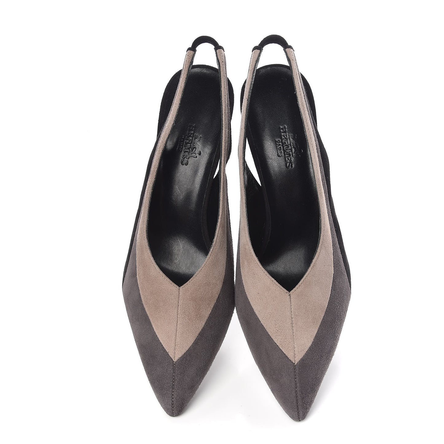 Suede Goatskin Tina Pumps 36 Black Multicolor