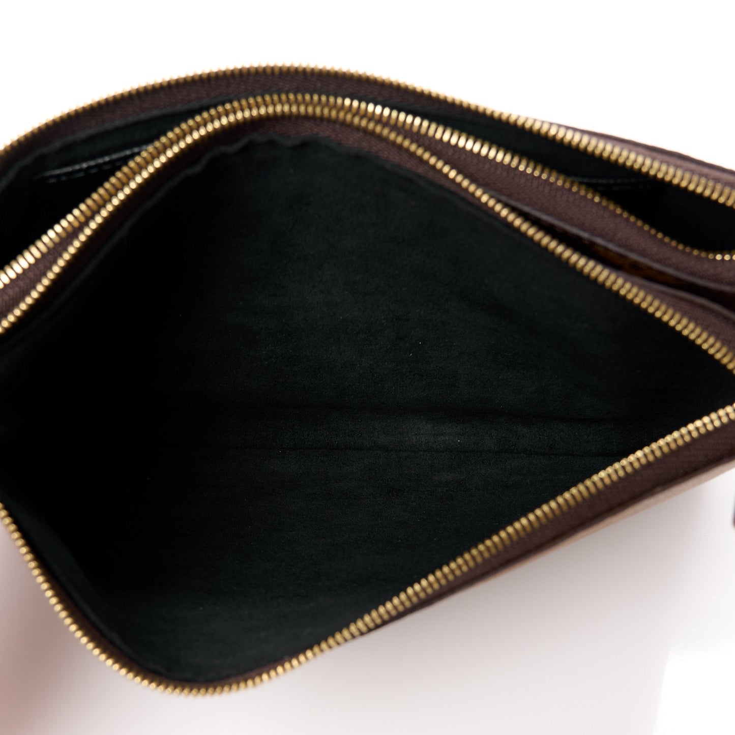 Reverse Monogram Giant Double Zip Pochette