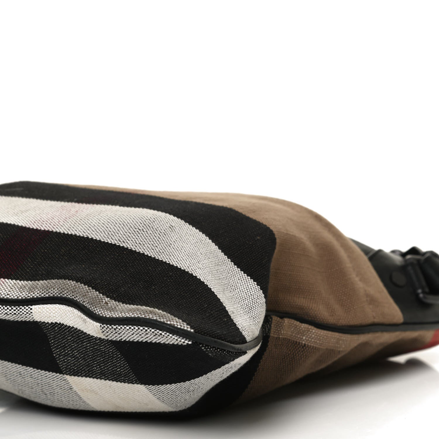 Burberry Canvas Mega Check Ainsley Crossbody Black 10 of 10
