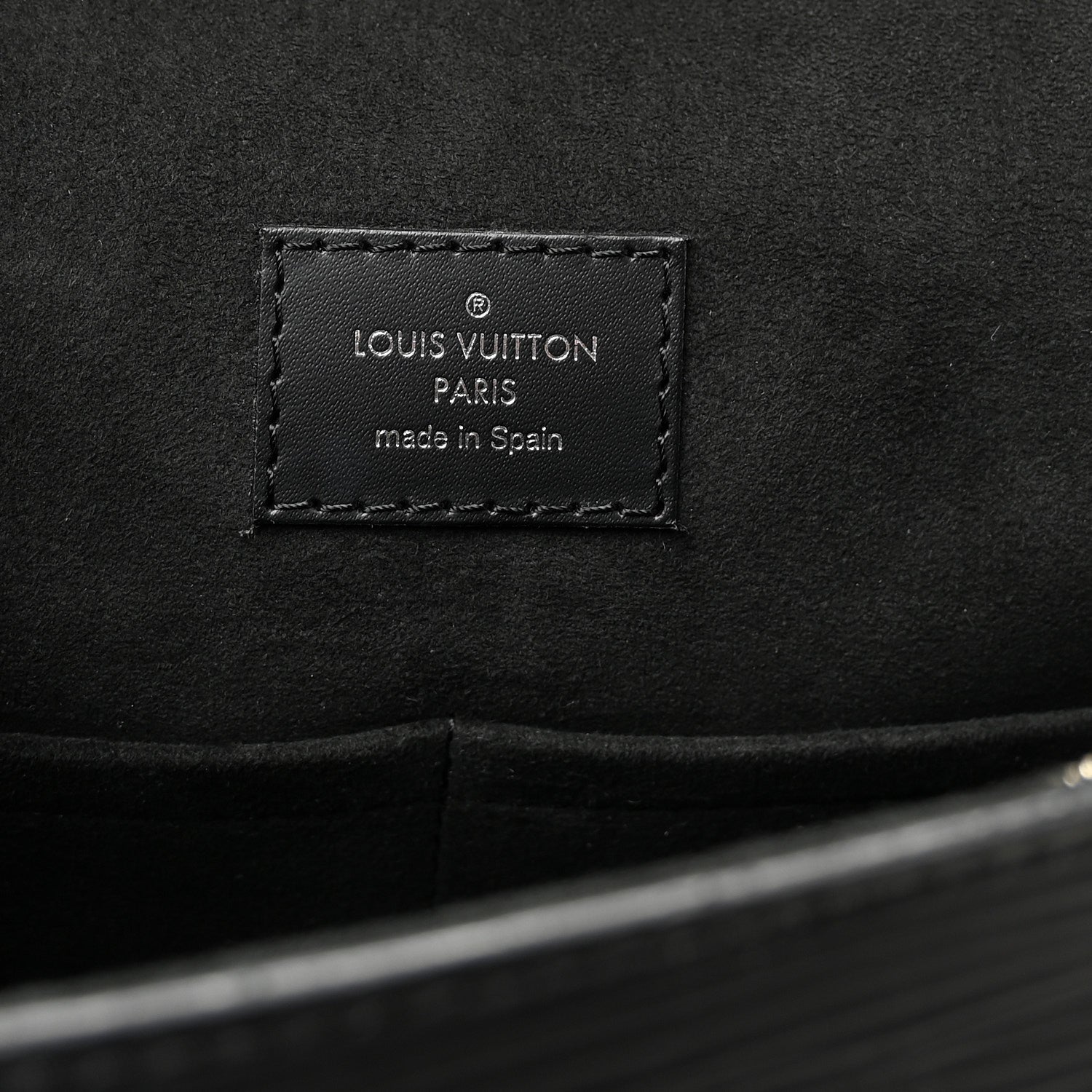 Louis Vuitton Epi Cluny BB Black 6 of 9