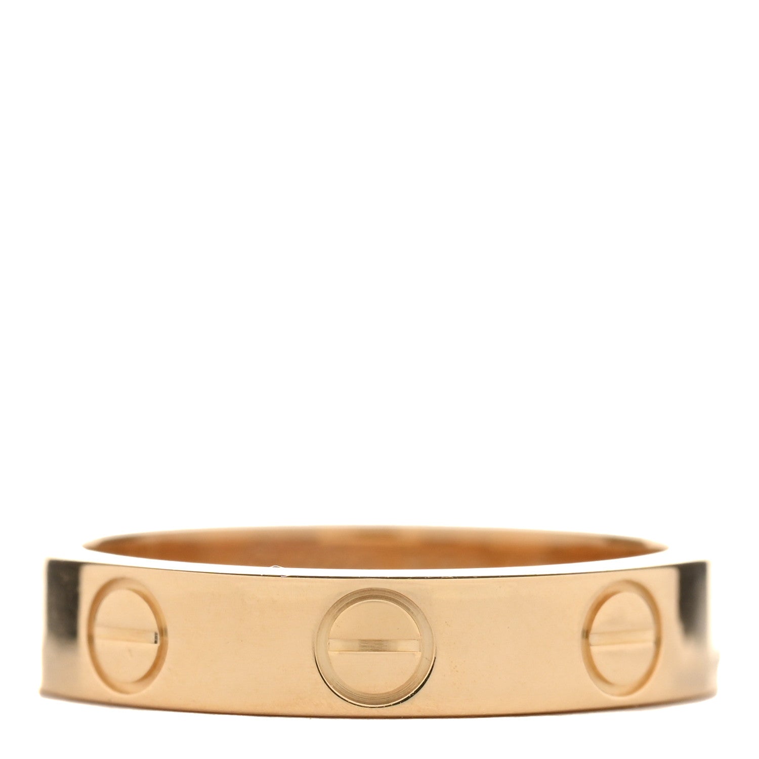 Cartier 18K Yellow Gold 3.5mm LOVE Wedding Band Ring 47 4 1 of 4