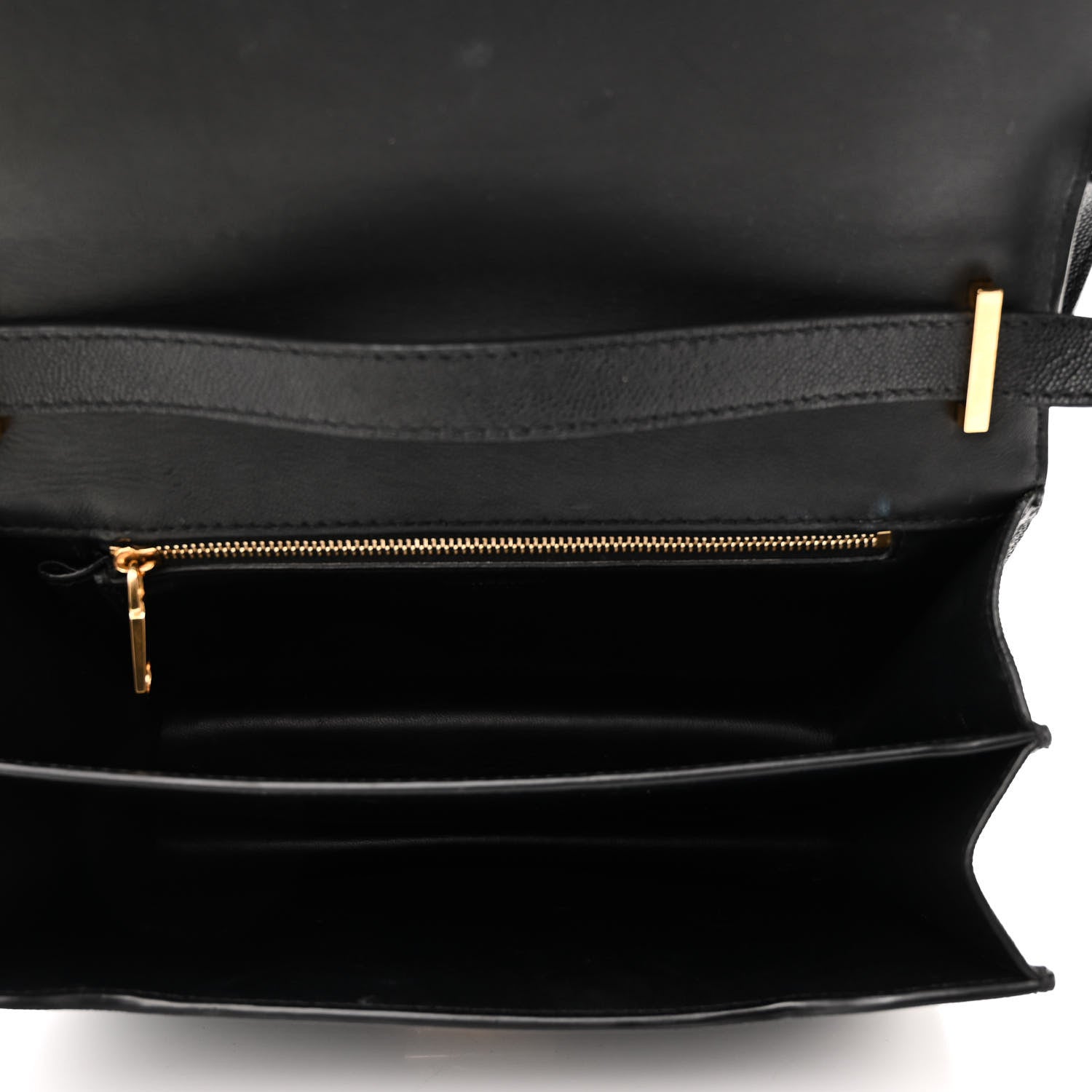 Burberry Grained Calfskin Medium TB Bag Black 5 of 10