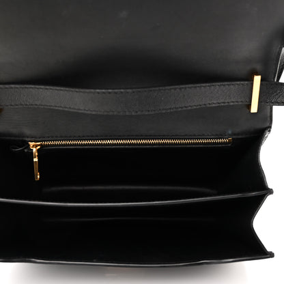 Burberry Grained Calfskin Medium TB Bag Black 5 of 10