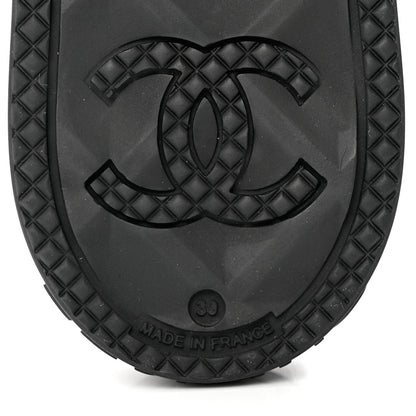Chanel Caoutchouk CC High Boots 39 Black 7 of 8