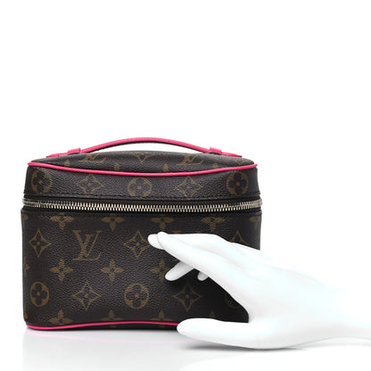 Louis Vuitton Monogram Macassar Nice Mini Pondichery Pink 2 of 8
