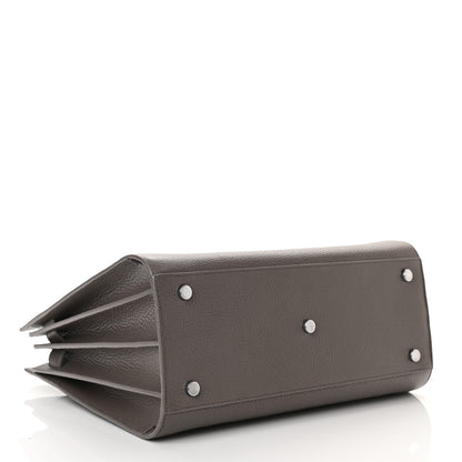 Saint Laurent Grained Calfskin Small Sac De Jour Fog 3 of 8