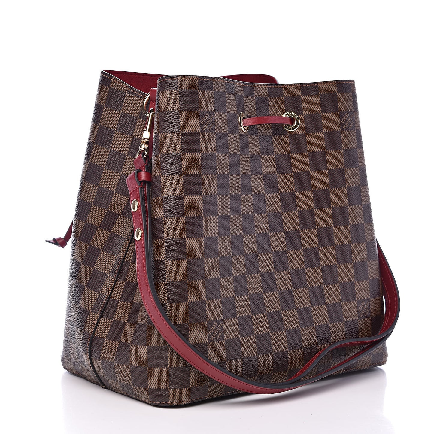 Damier Ebene Neonoe MM Cherry Berry