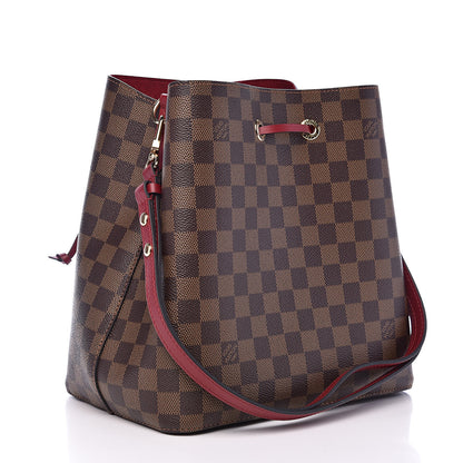 Louis Vuitton Damier Ebene Neonoe MM Cherry Berry 3 of 9