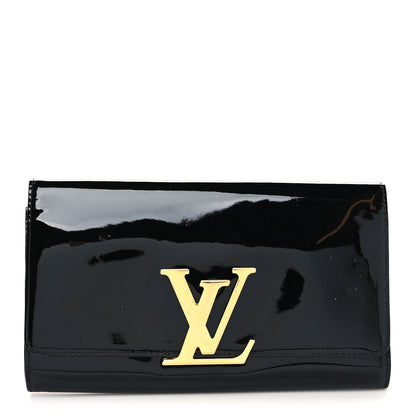 Louis Vuitton Patent Louise Clutch Black 1 of 12