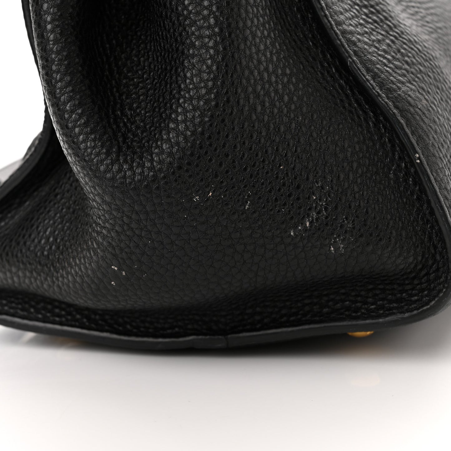 Vitello Daino Shopping Tote Black
