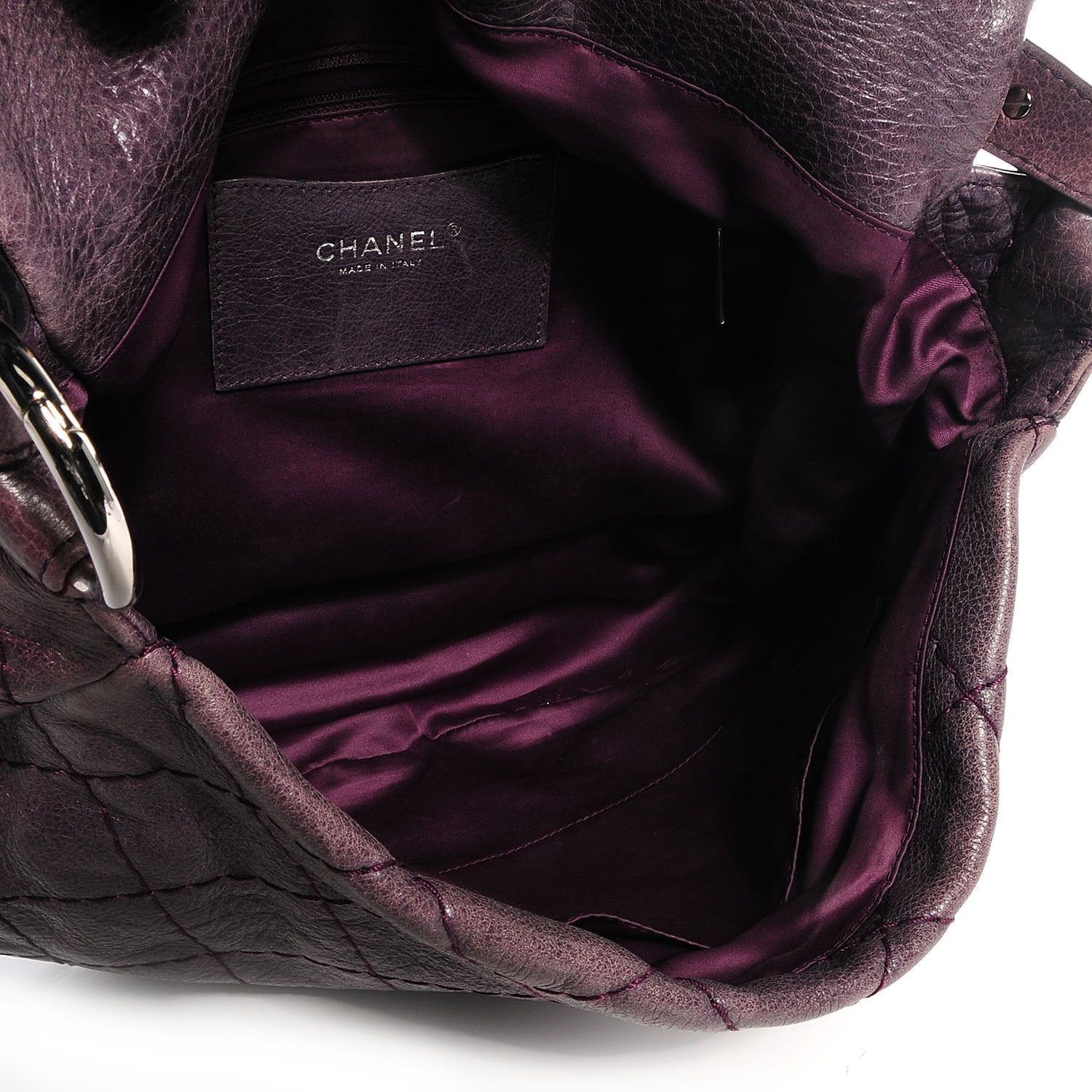 Chanel Glazed Calfskin On The Road XL Flap Purple 6 of 8