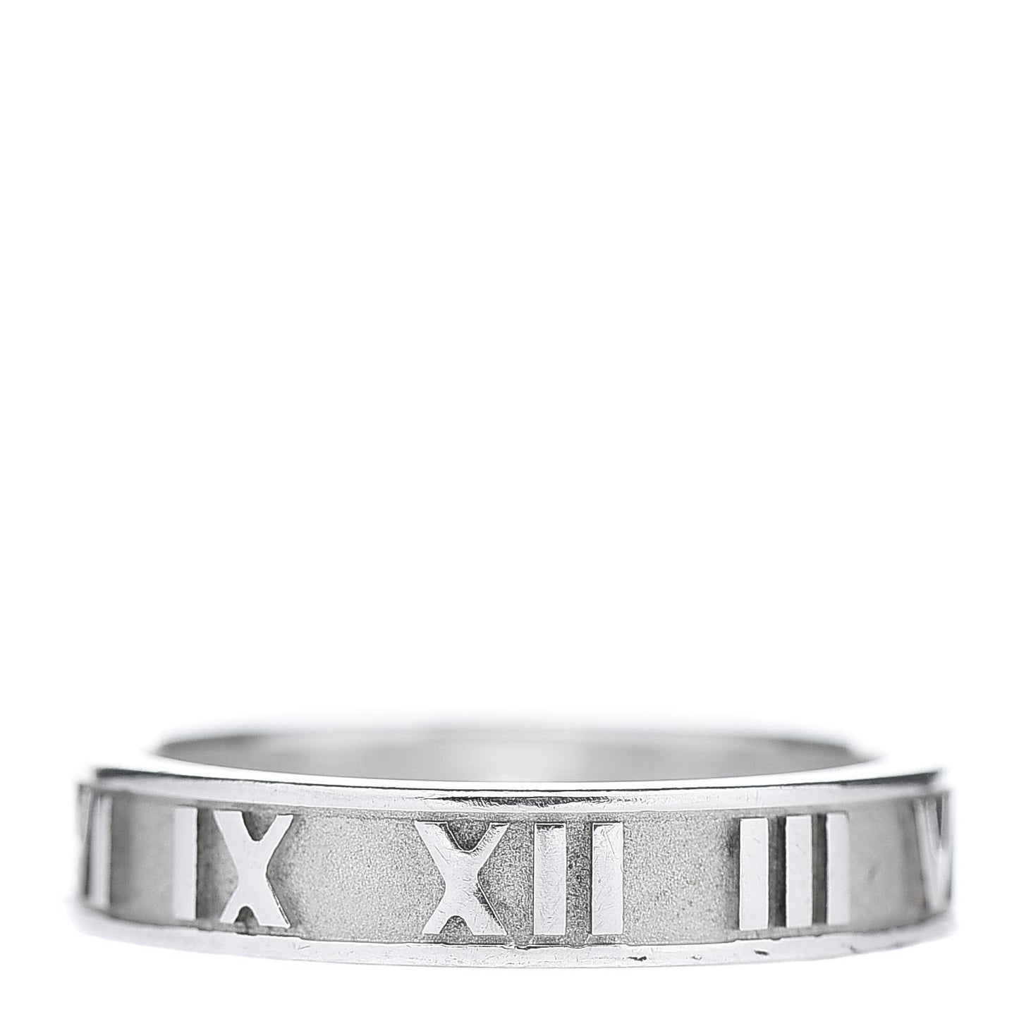 Sterling Silver Narrow Atlas Ring 53 6.5