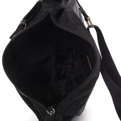 Prada Tessuto Nylon Messenger Bag Black 5 of 12