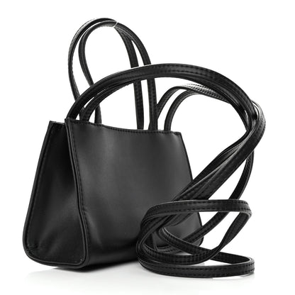 Telfar Vegan Leather Small Shopping Bag Black 3 of 10