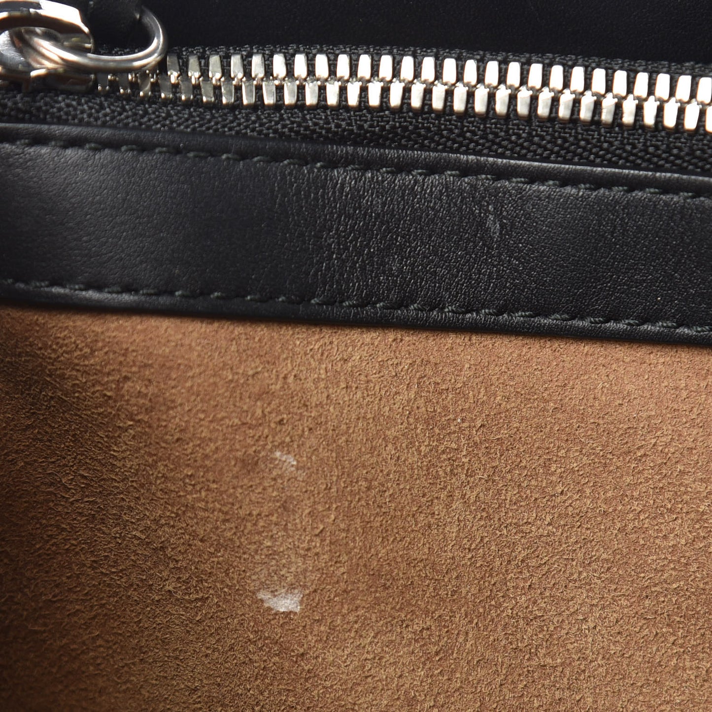 GG Supreme Monogram Arabesque Small Top Handle Bag Beige Black