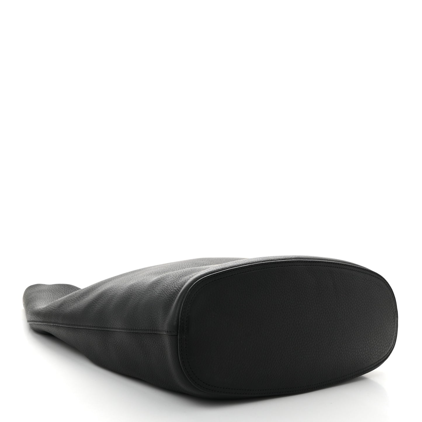 Grained Calfskin Bindle Three Bag Black