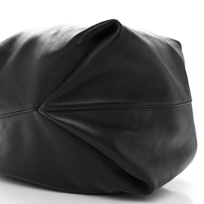 Saint Laurent Lambskin Teddy Drawstring Bag Black 10 of 11