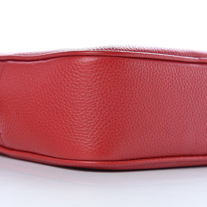 Gucci Pebbled Calfskin Small Soho Disco Bag Tabasco Red 9 of 10