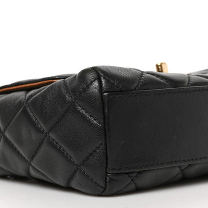 Chanel Lambskin Mixed Fibers Quilted Cocovado Flap Black 8 of 10