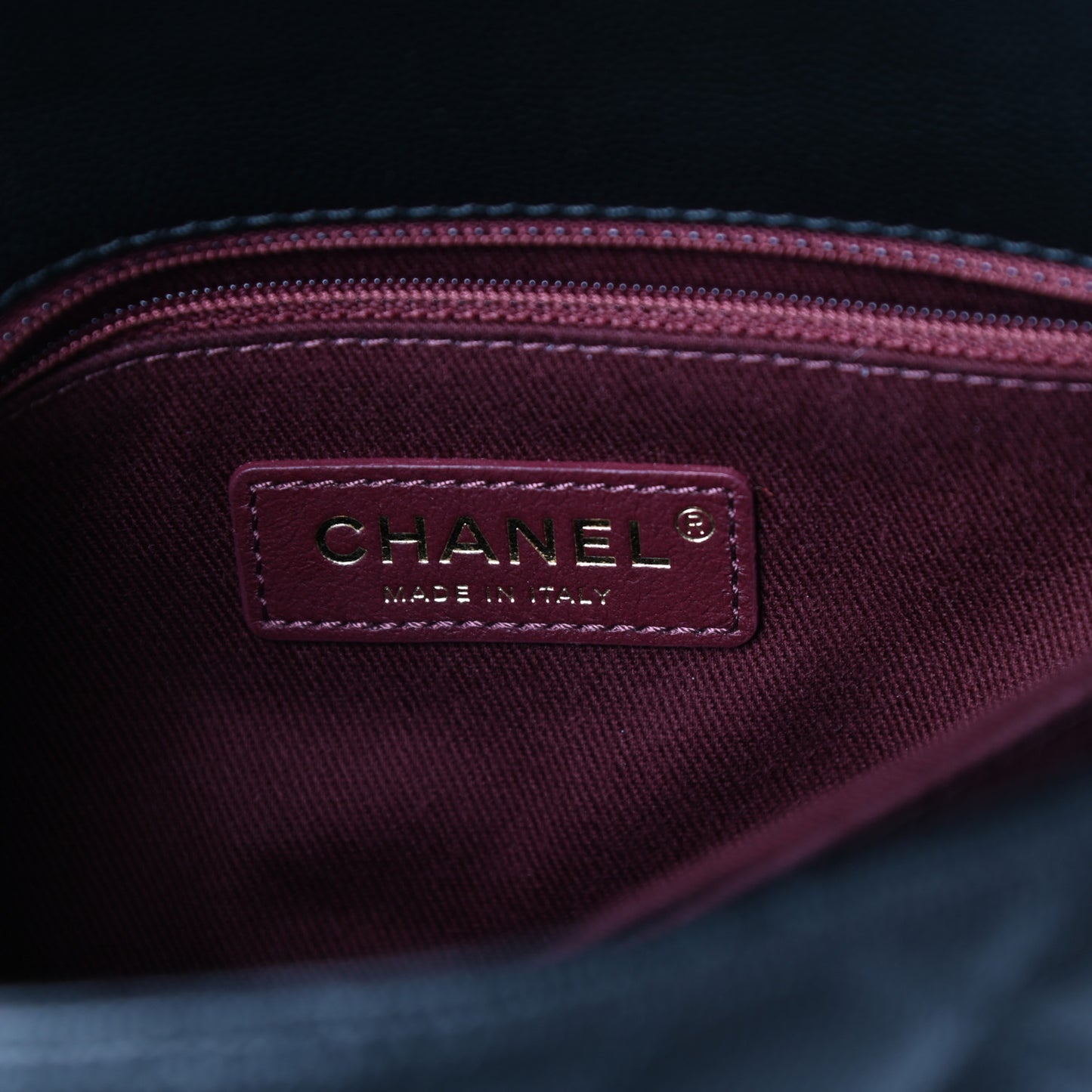 Caviar Quilted Mini Coco Handle Flap Black