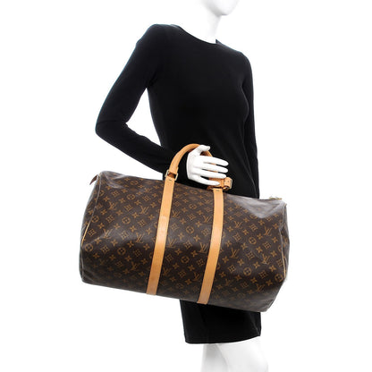 Louis Vuitton Monogram Keepall 50 2 of 16
