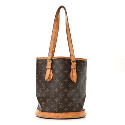 Louis Vuitton Monogram Petit Bucket 23 1 of 17