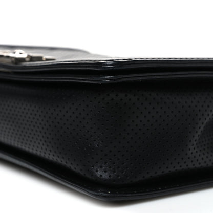 Chanel Lambskin Perforated Quilted New Medium Boy Flap Black 10 of 11