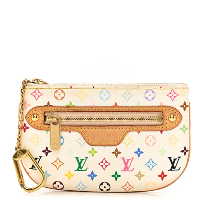Louis Vuitton Monogram Multicolor Pochette Plate MM White 1 of 8