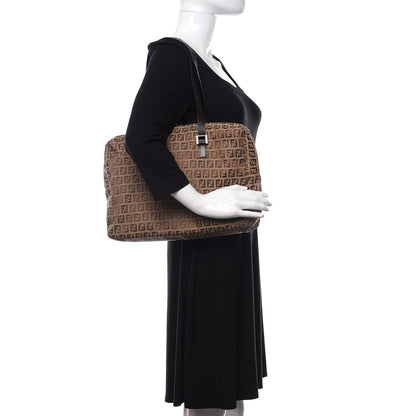 Fendi Zucchino Satchel Tobacco Beige 2 of 11