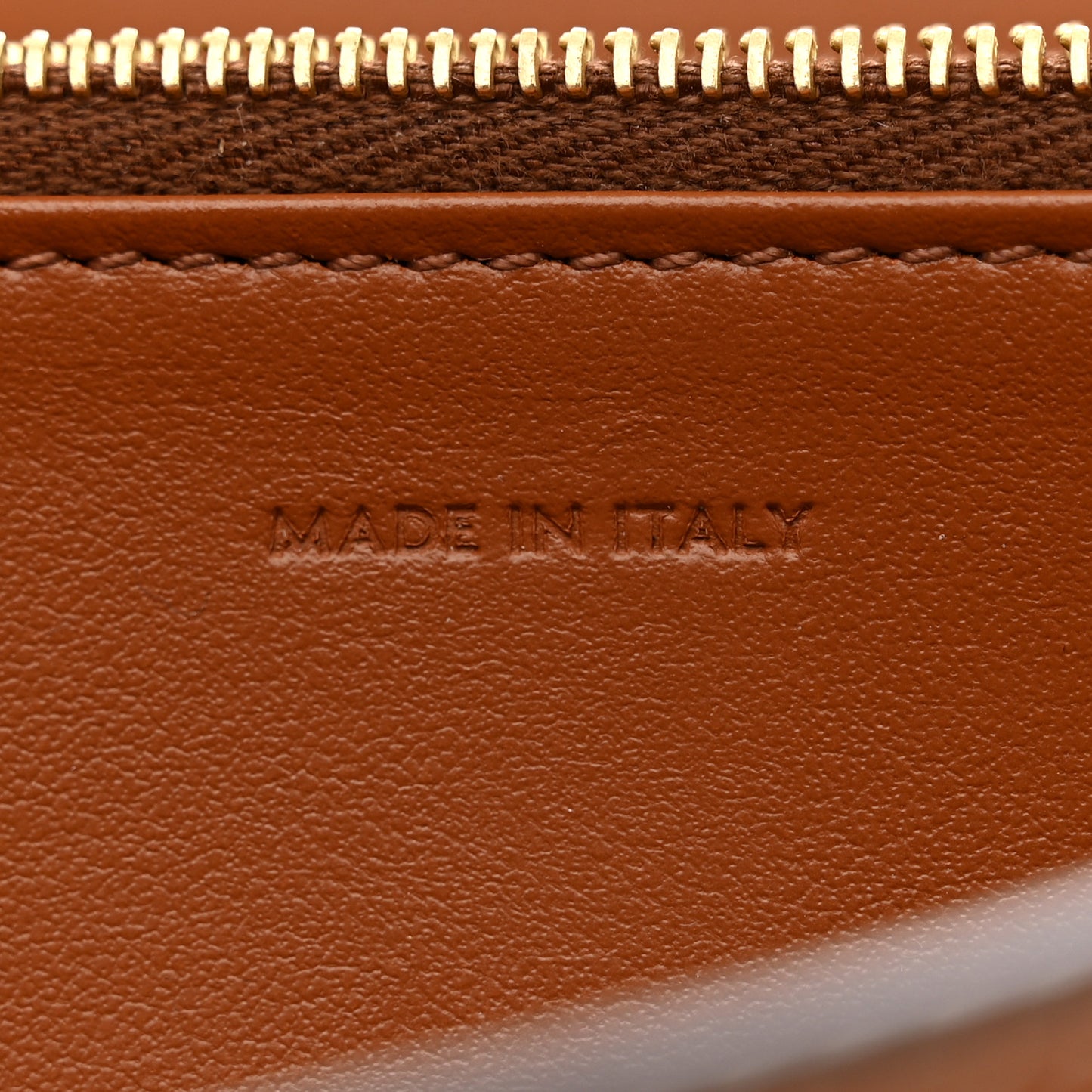 Canvas Triomphe Continental Wallet Tan