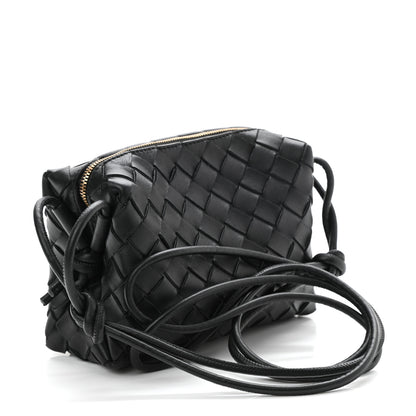 Bottega Veneta Nappa Intrecciato Mini Loop Camera Bag Black 3 of 9