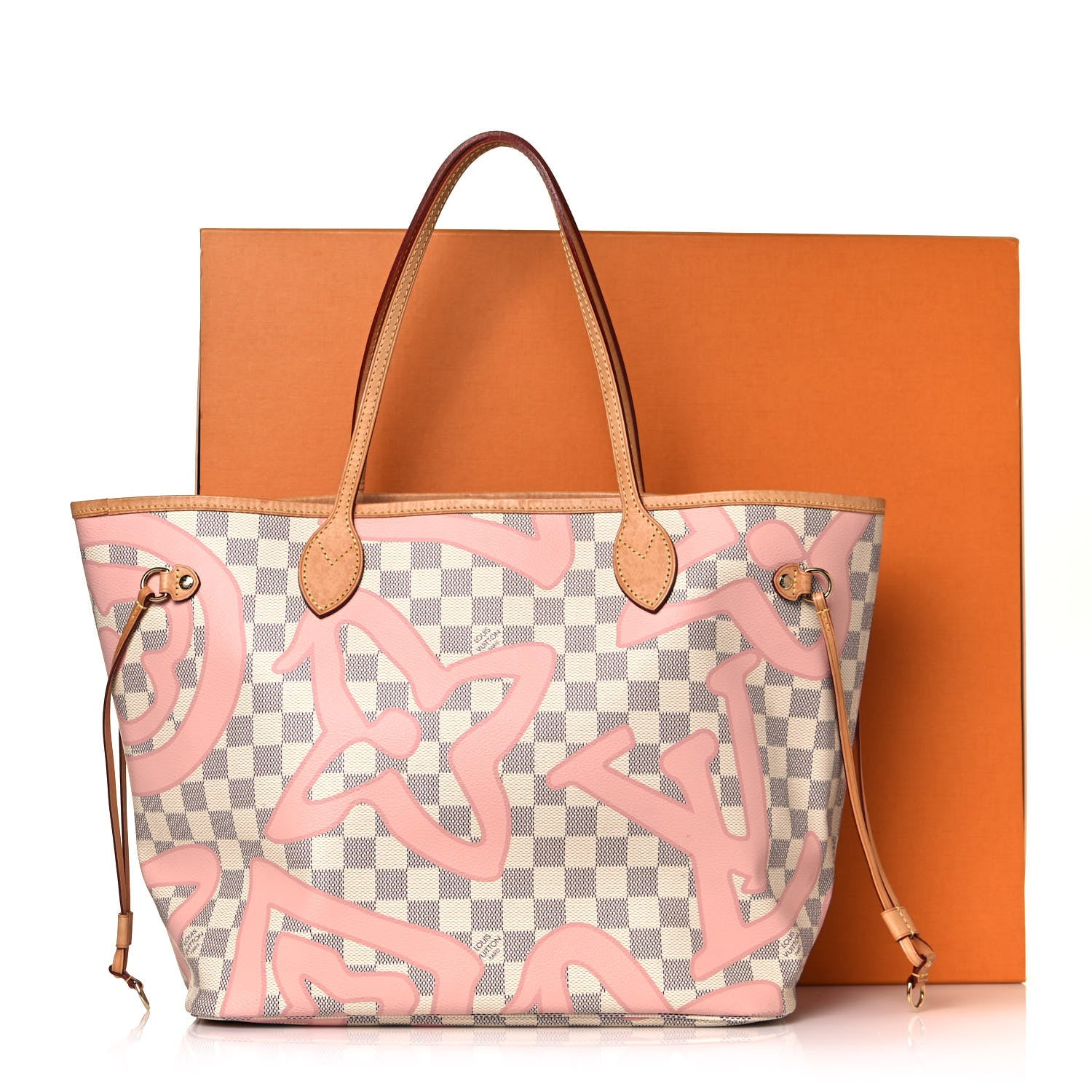 Louis Vuitton Damier Azur Tahitienne Neverfull MM 17 of 17