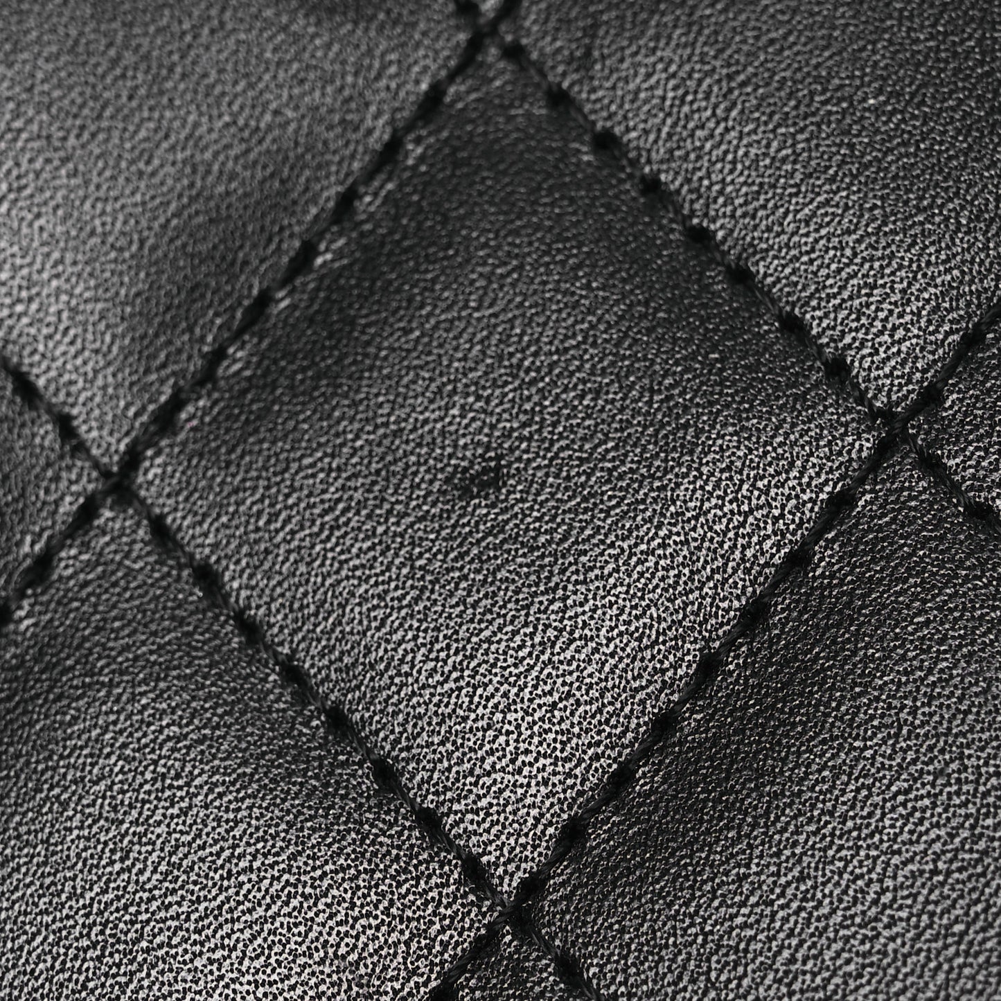 Calfskin Quilted Small Cambon Agenda Planner Black