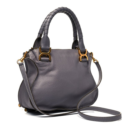 Chloe Calfskin Small Marcie Satchel Cashmere Grey 2 of 8