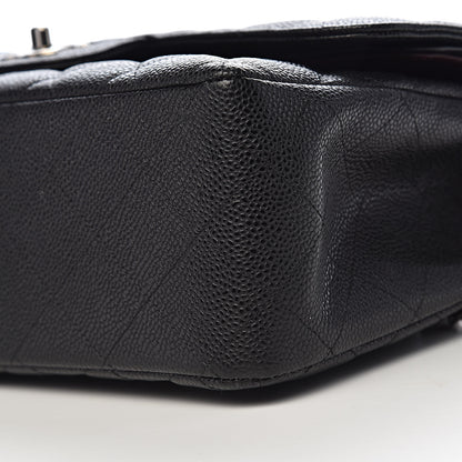 Chanel Caviar Quilted Jumbo Double Flap Black 9 of 16