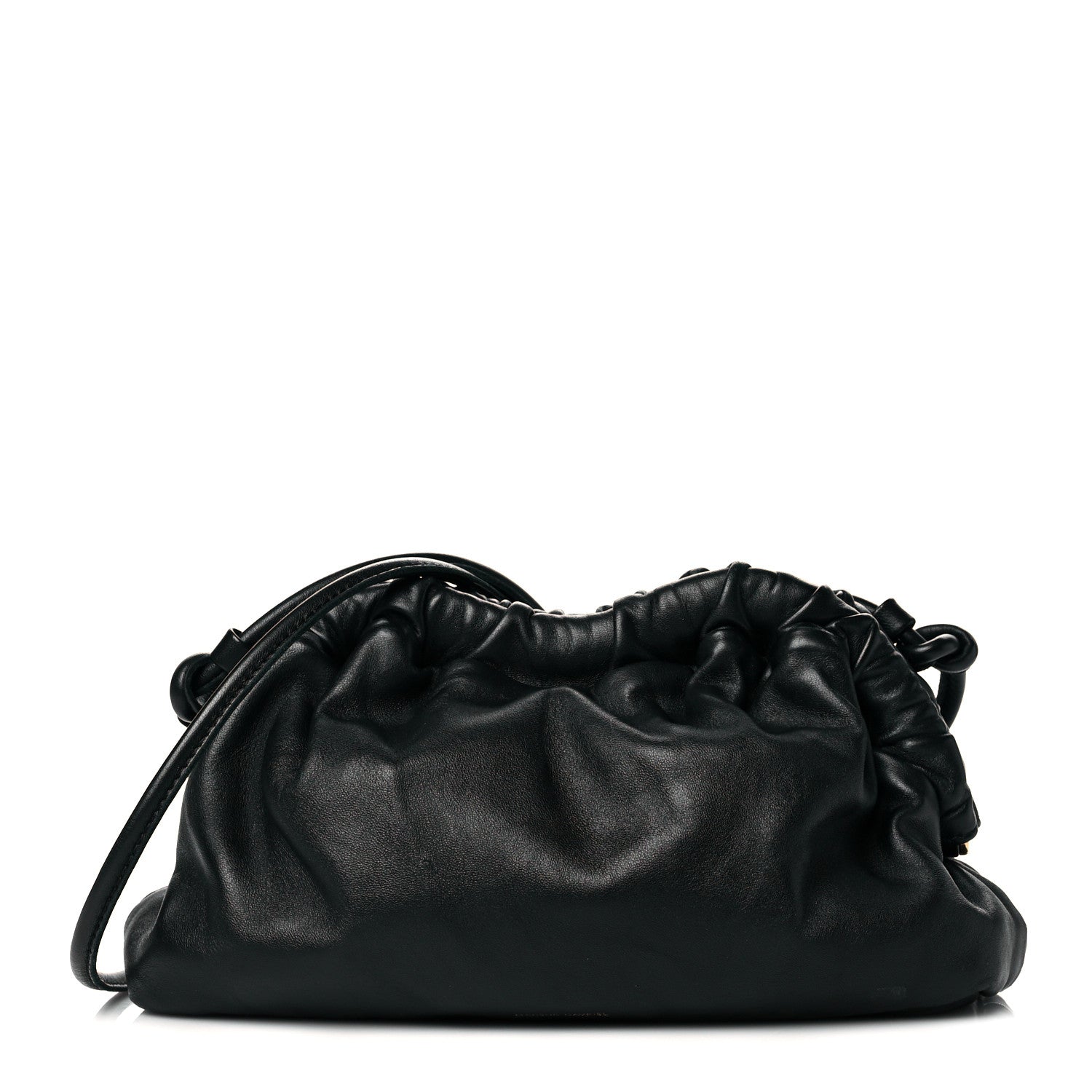 Mansur Gavriel Lambskin Mini Cloud Clutch Black Flamma 1 of 9