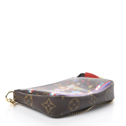 Louis Vuitton Monogram 2020 Christmas Animation Bumper Cars Mini Pochette Accessories Coquelicot 3 of 6