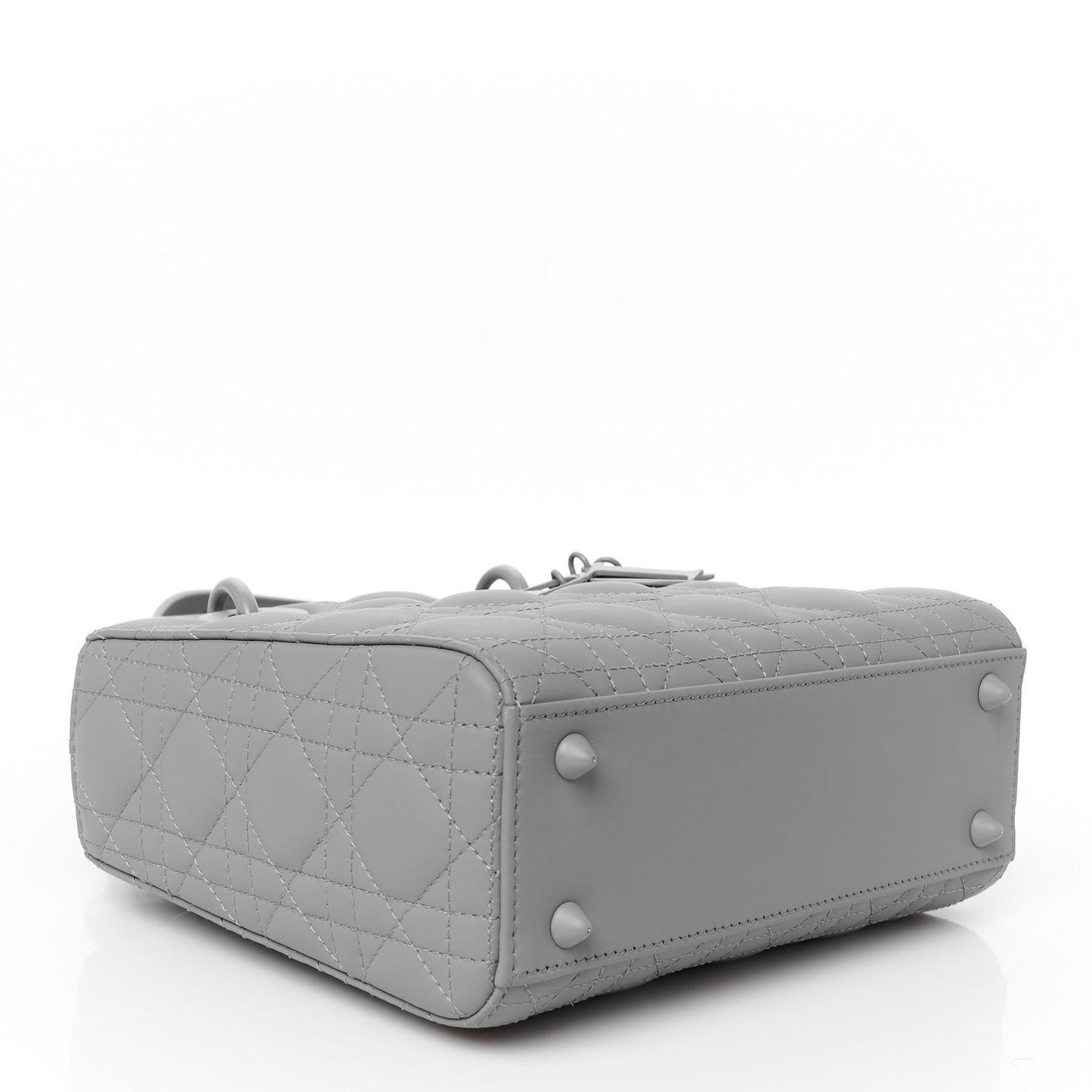 Ultra Matte Calfskin Cannage Small My ABCDior Lady Dior Gray