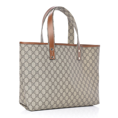 Gucci GG Plus Monogram Medium Signature Web Loop Tote Brown 3 of 10