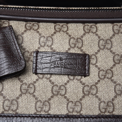 Gucci GG Plus Monogram Small Web Trolley Brown 16 of 41