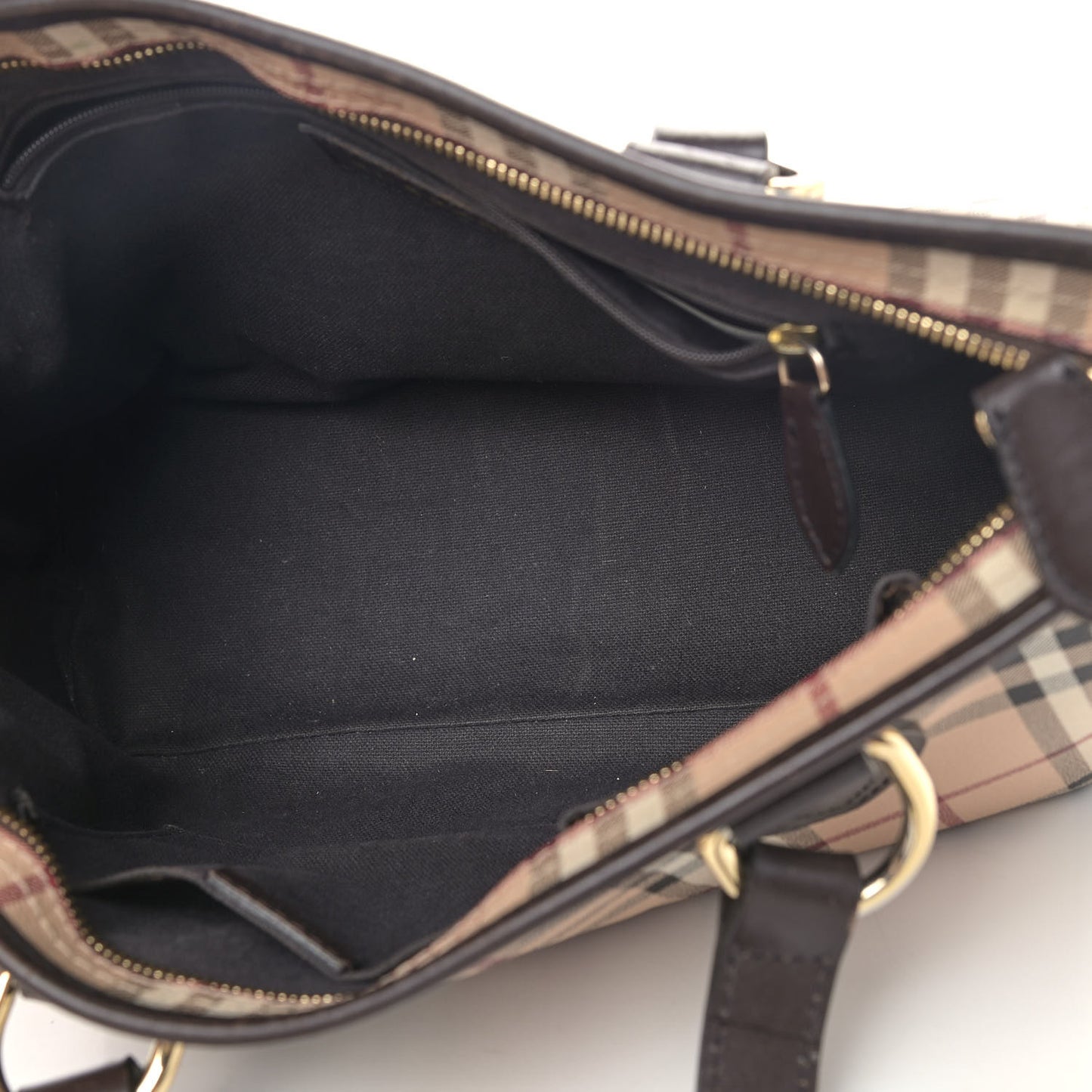 Haymarket Check Medium Regent Tote Chocolate