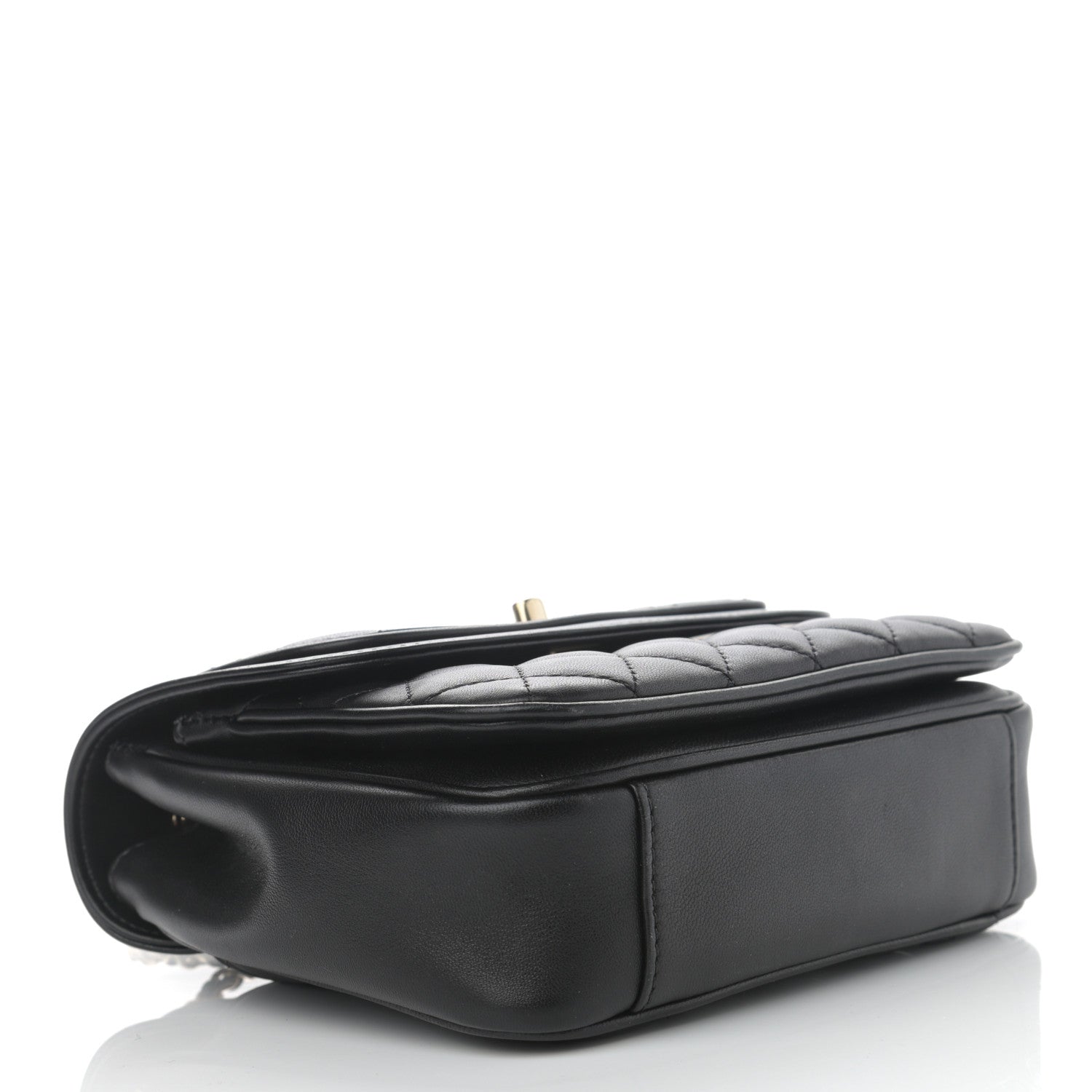 Chanel Lambskin Quilted Small Lovely Day Flap Black 4 of 12