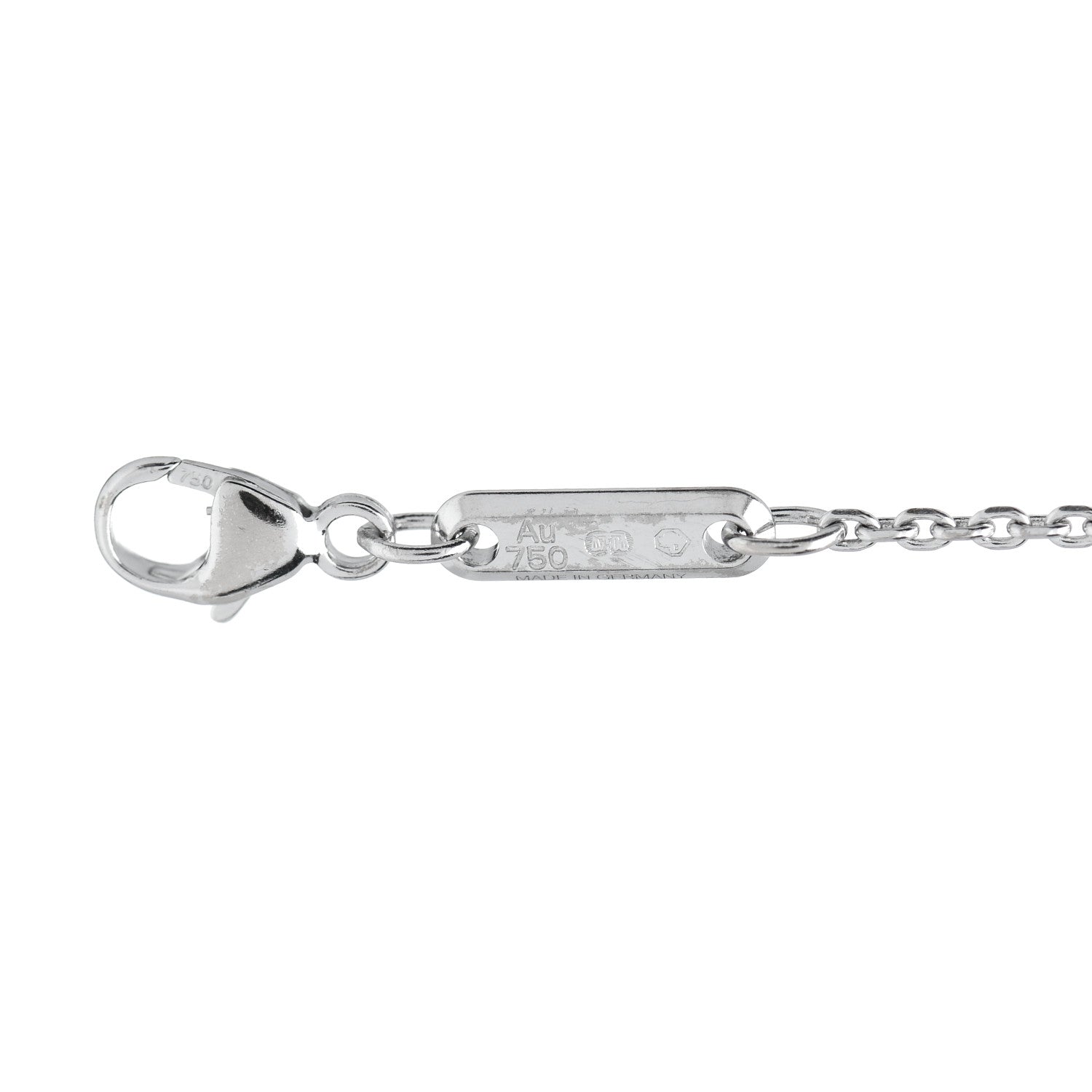 Chopard 18K White Gold Happy Diamonds Icons Chain Bracelet 4 of 5