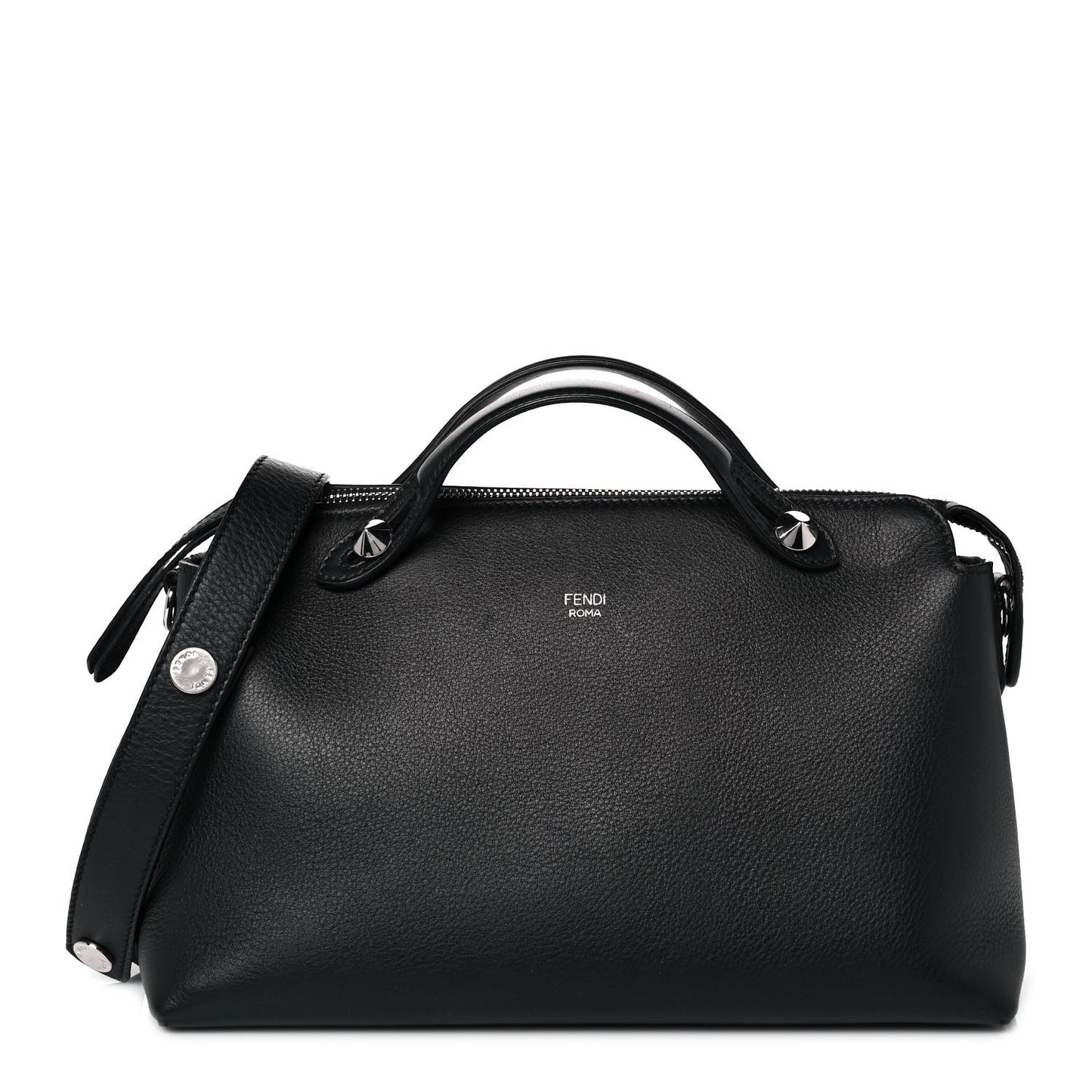 Vitello Dolce Medium By The Way Boston Bag Black