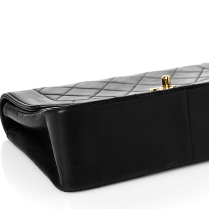 Chanel Lambskin Quilted Medium Single Flap Black 9 of 10