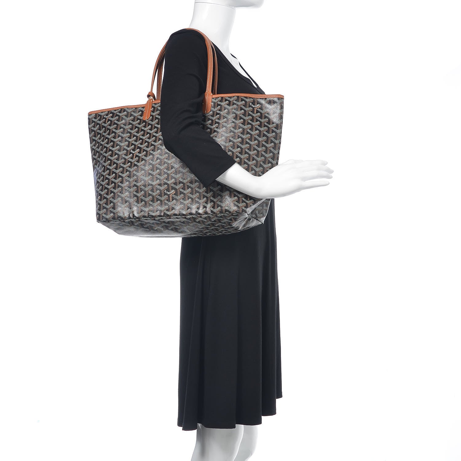 Goyard Goyardine Saint Louis PM Black Gold 2 of 10