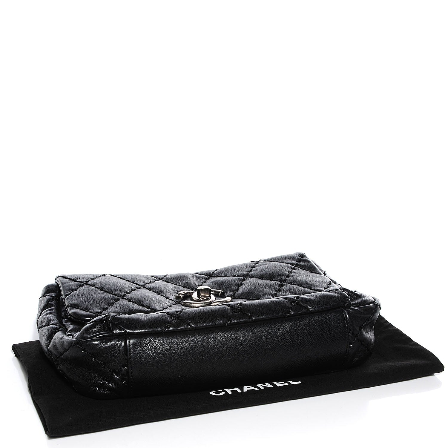 Chanel Calfskin Ultimate Stitch Flap Bag Black 4 of 8