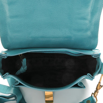 Proenza Schouler Lambskin PS1 Mini Pouch Messenger Bag Lagoon 5 of 6