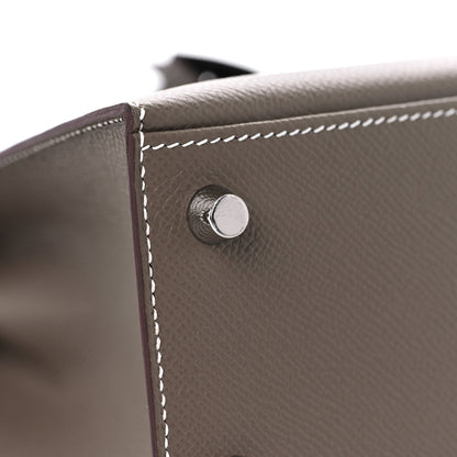 Hermes Epsom Kelly Sellier 25 Etoupe 9 of 38