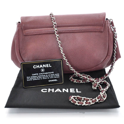 Chanel Caviar Half Moon Wallet On Chain WOC 3 of 12